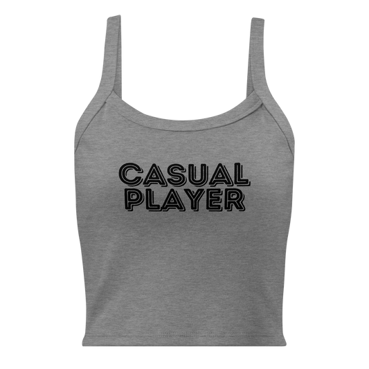 'CASUAL PLAYER' Backgammon Women’s Micro-rib Tank Top