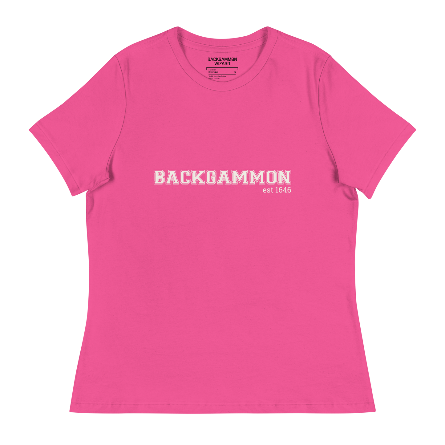 'BACKGAMMON EST 1646' Women's Shirt