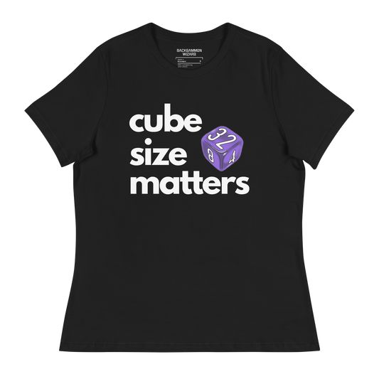 'CUBE SIZE MATTERS' Women's Shirt