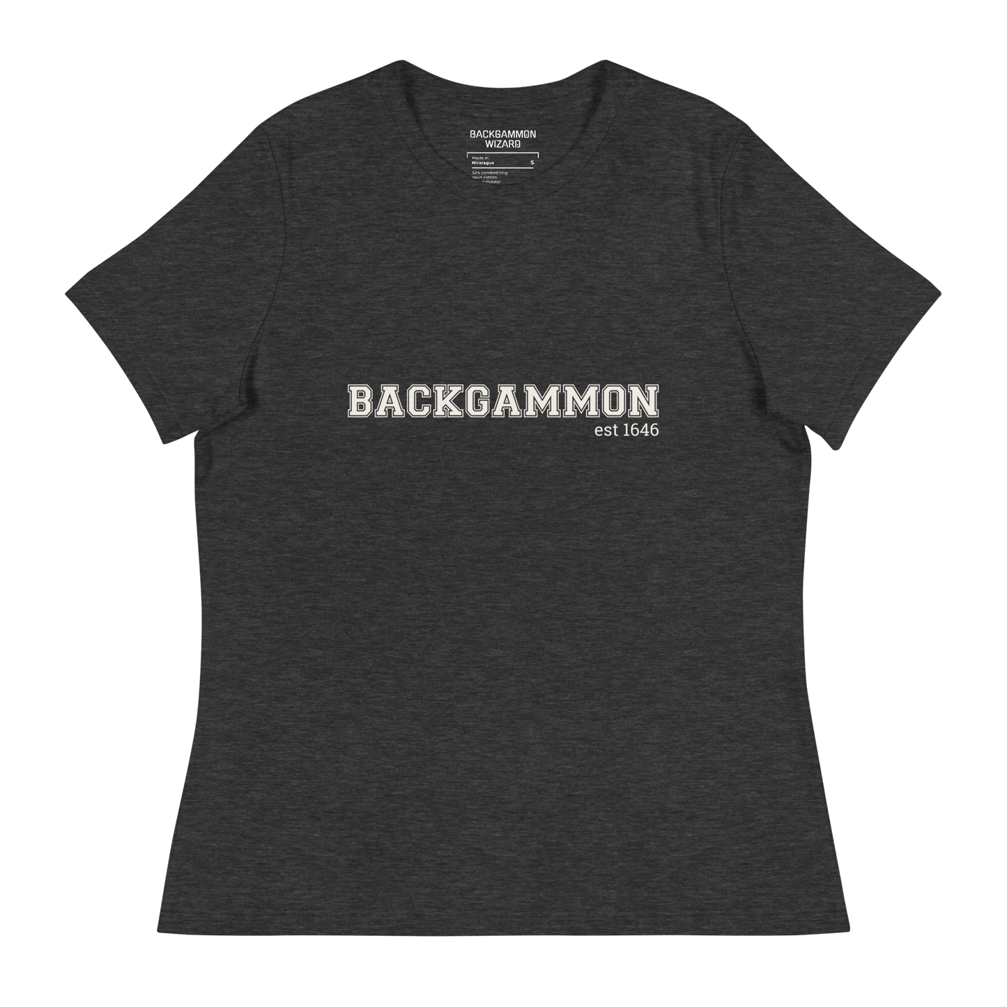 'BACKGAMMON EST 1646' Women's Shirt