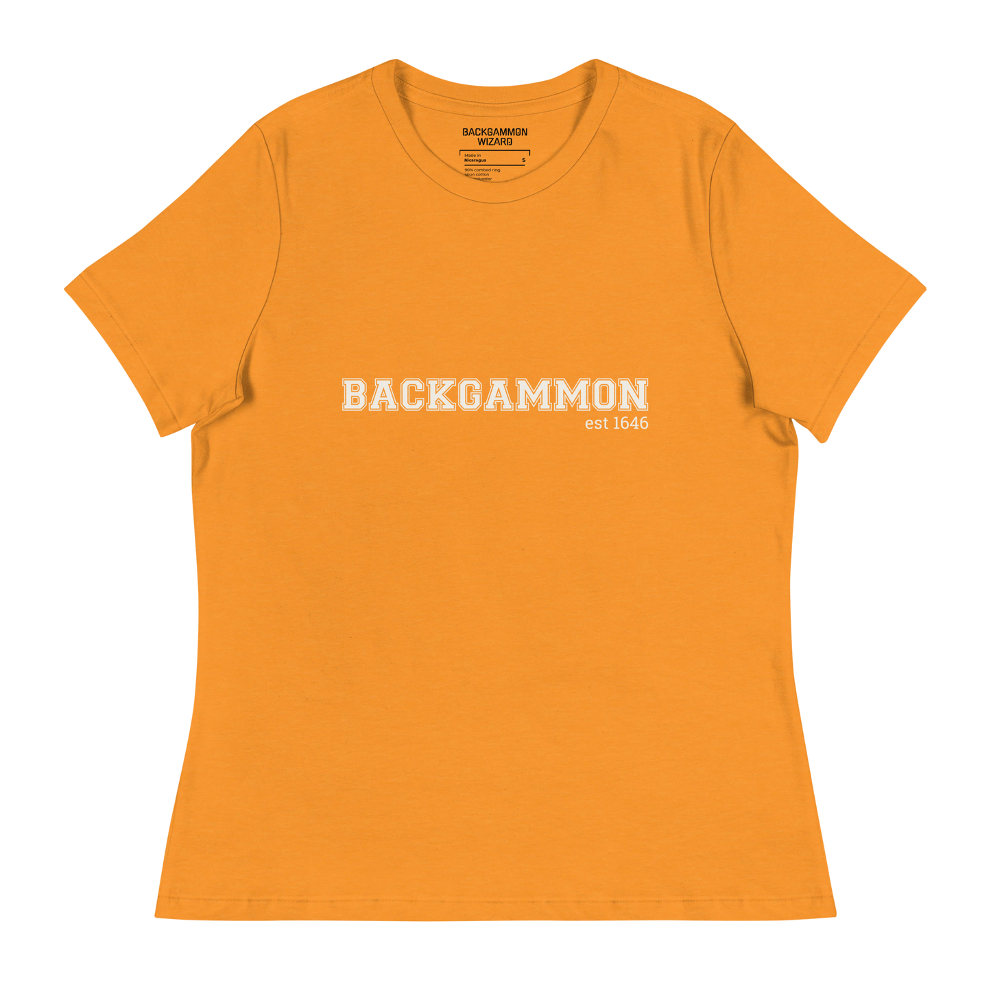 'BACKGAMMON EST 1646' Women's Shirt