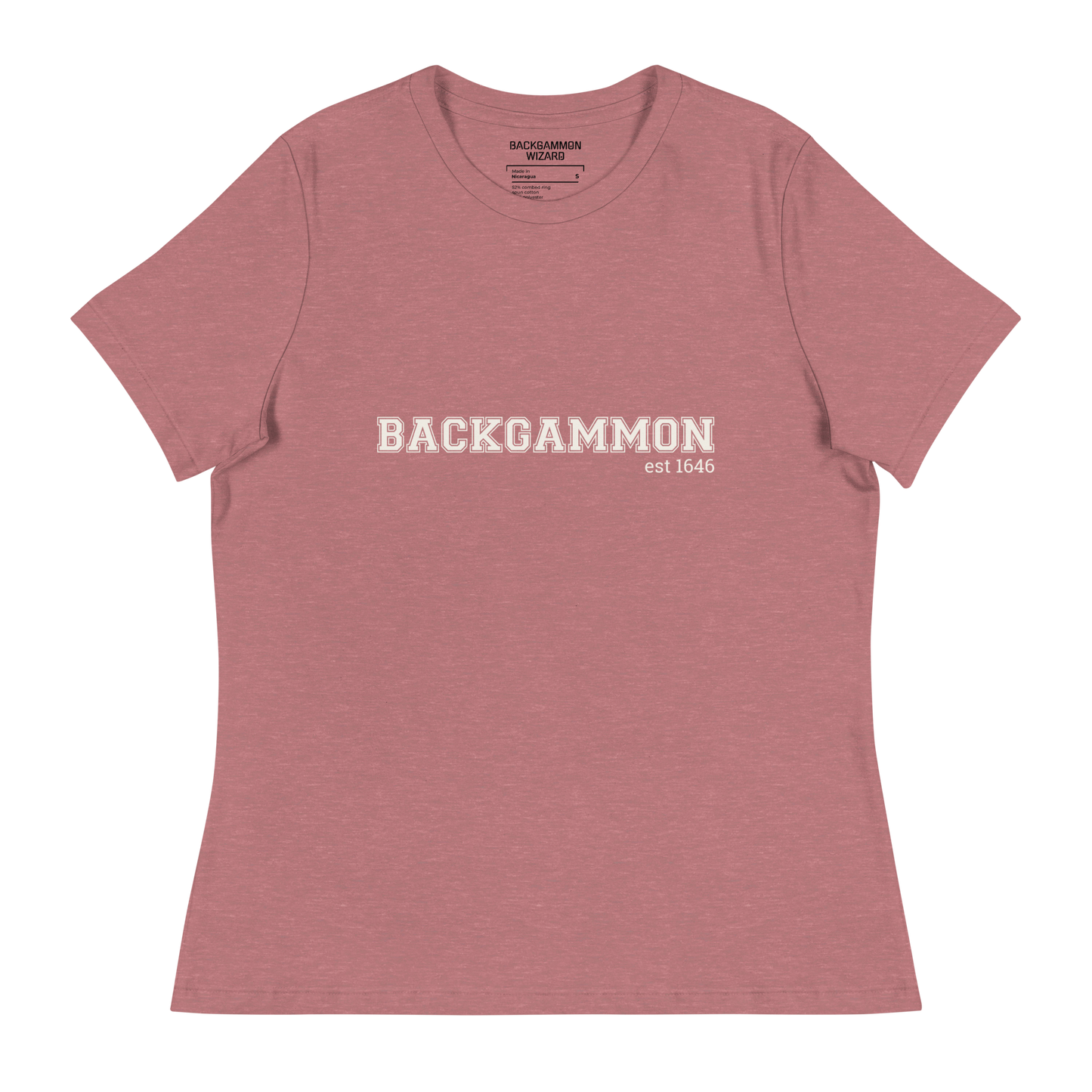 'BACKGAMMON EST 1646' Women's Shirt