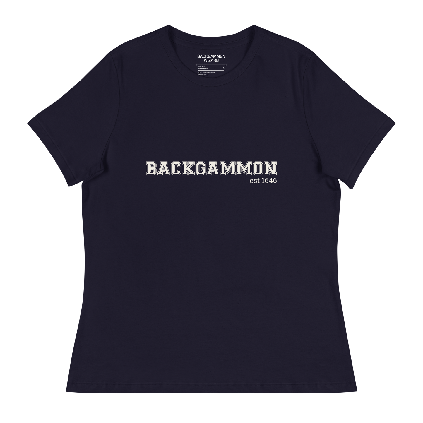 'BACKGAMMON EST 1646' Women's Shirt