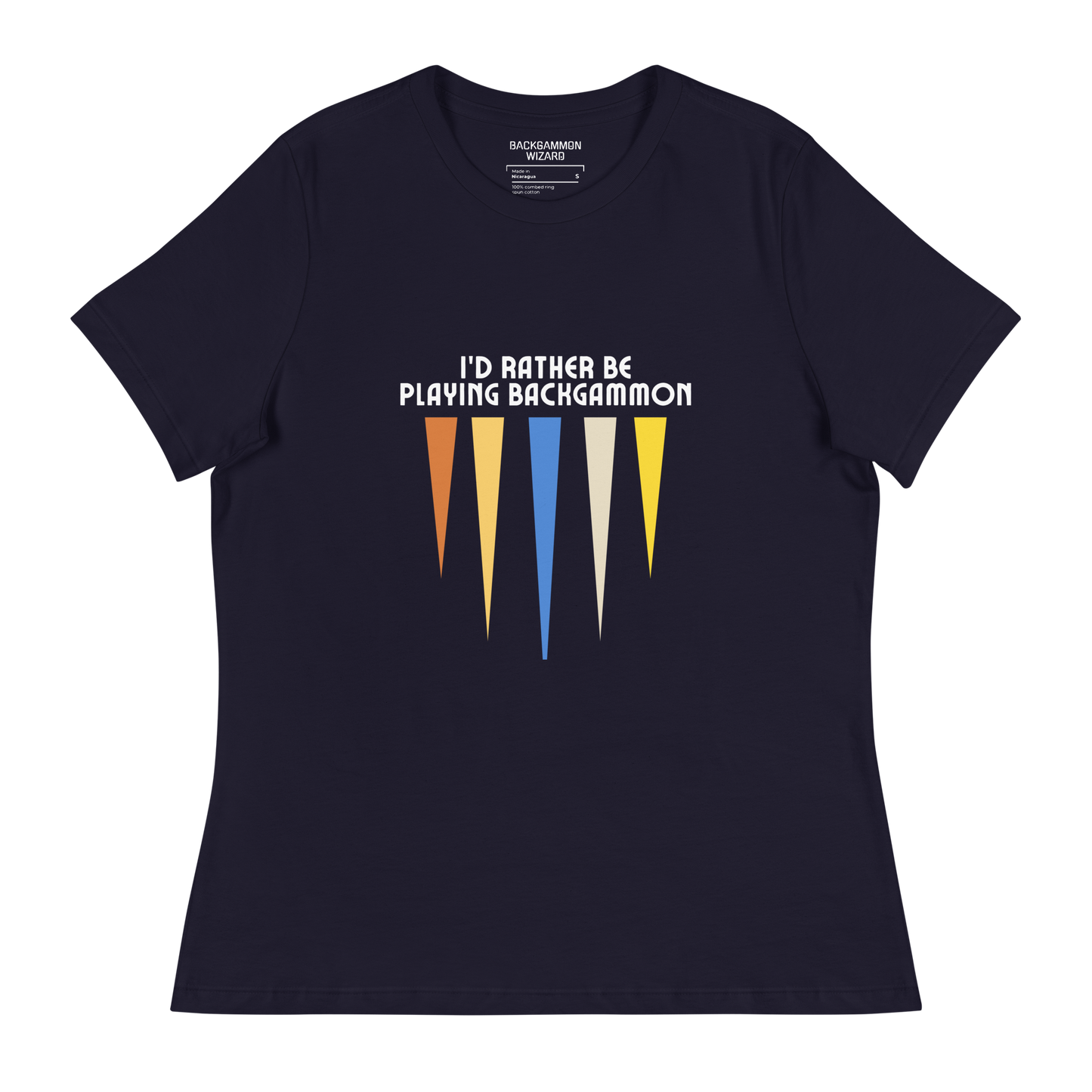 'I'D RATHER BE PLAYING BACKGAMMON' Women's Shirt