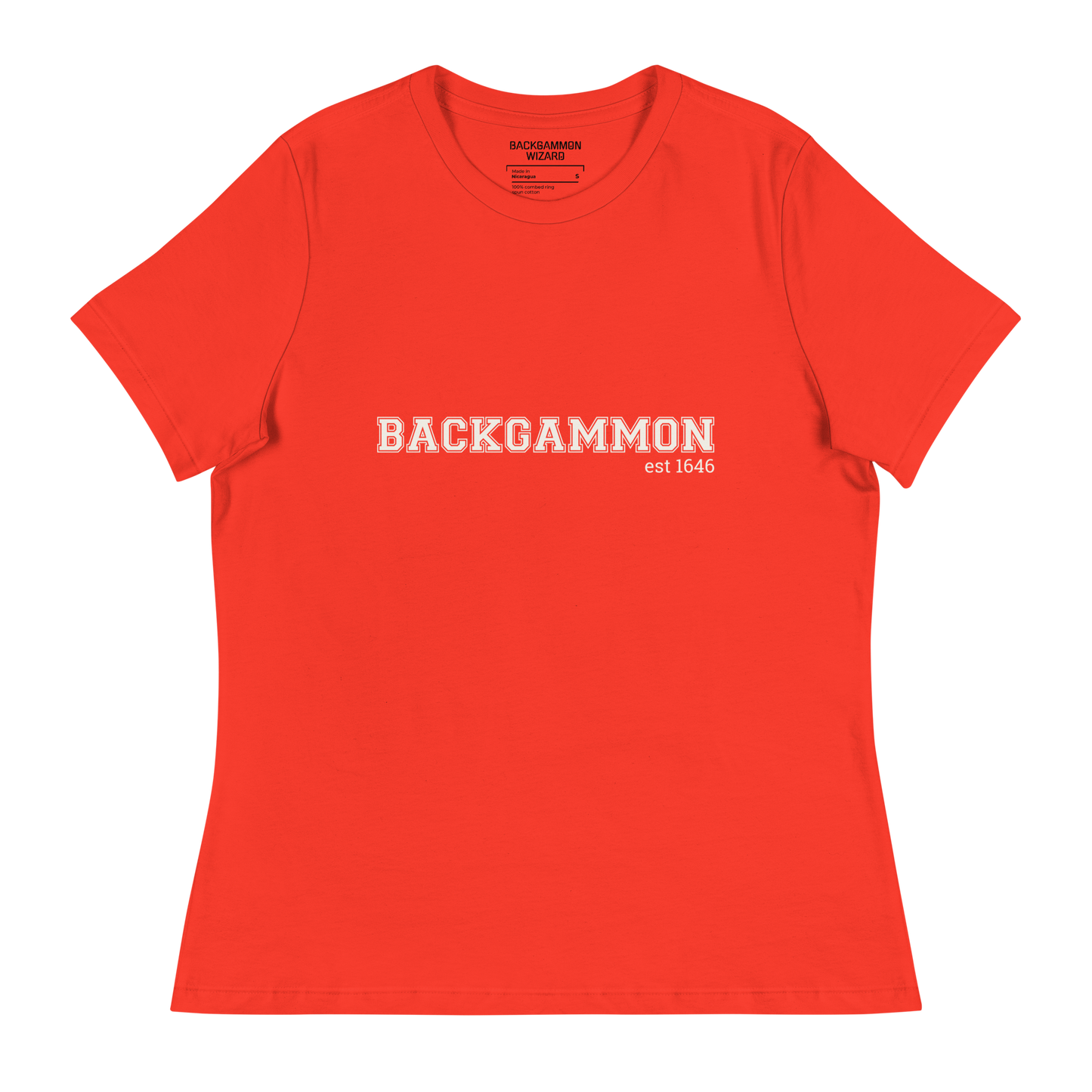 'BACKGAMMON EST 1646' Women's Shirt