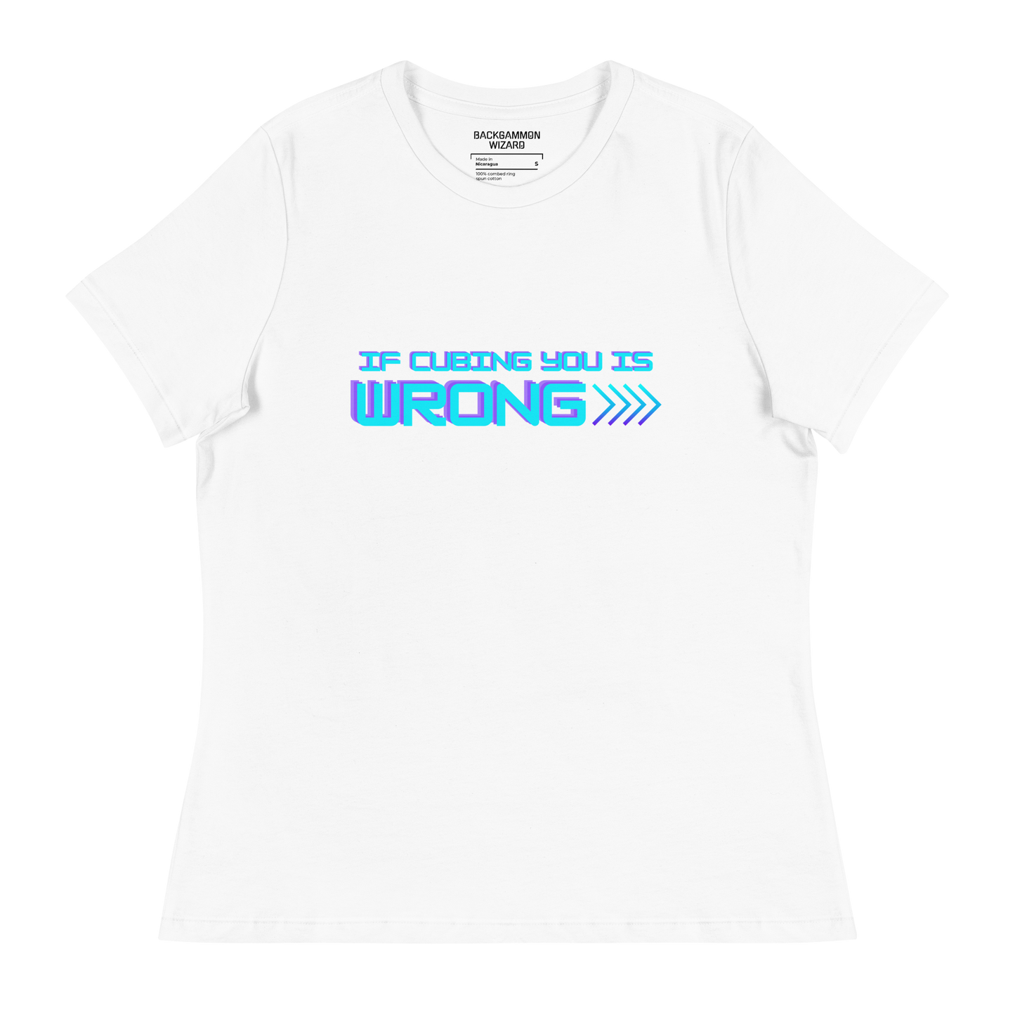 'IF CUBING YOU IS WRONG, I DON'T WANT TO BE RIGHT' Women's Shirt